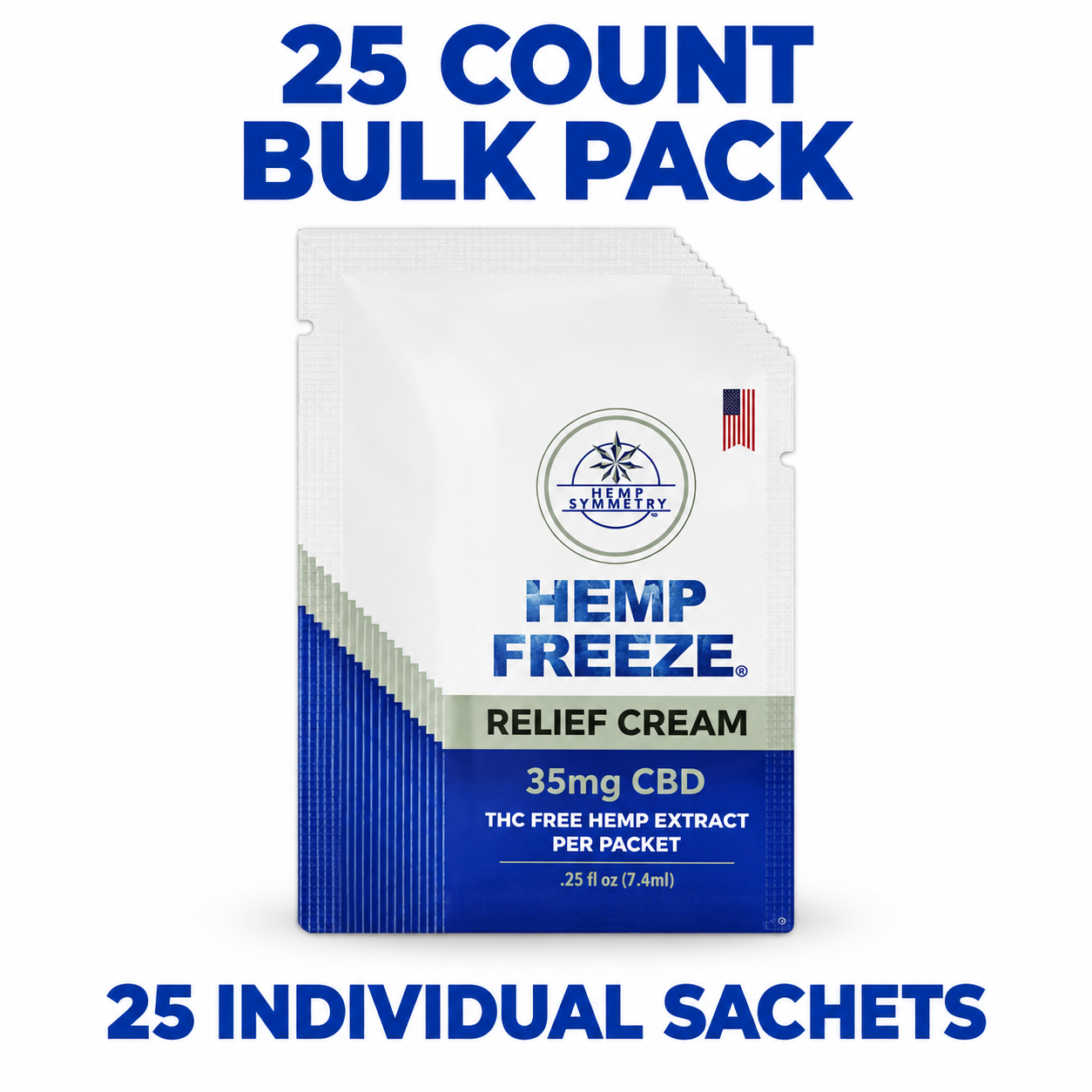Hemp Freeze® Bulk Sachet Wholesale — 25 Ct