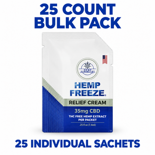 Hemp Freeze® Bulk Sachet Wholesale — 25 Ct