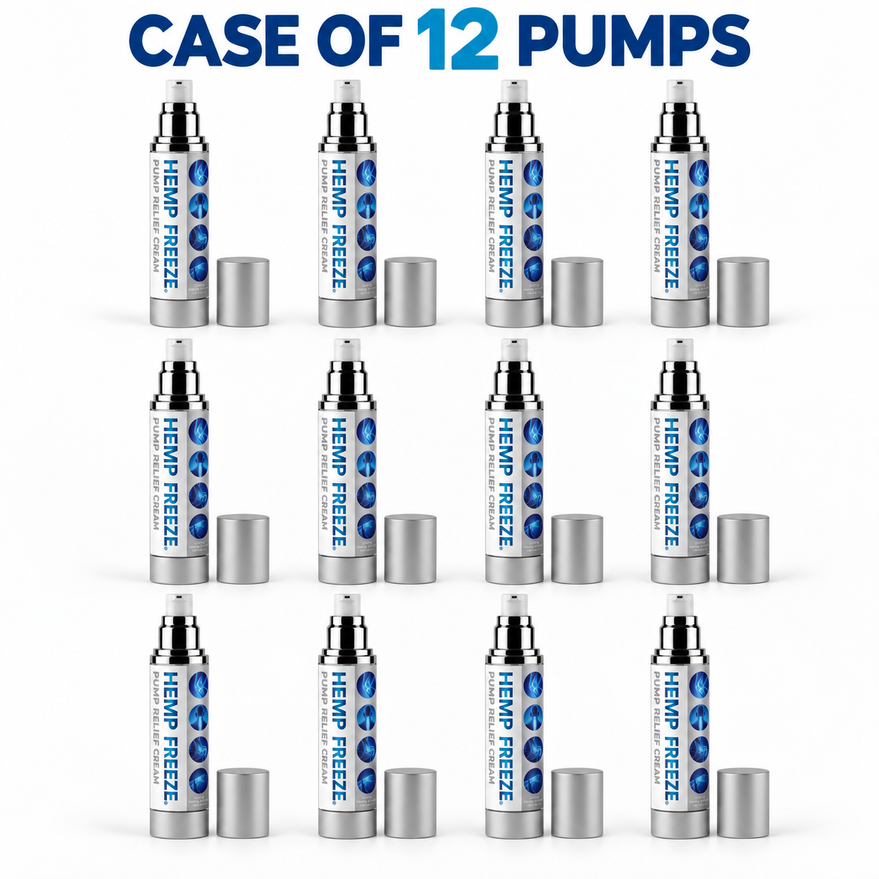 Hemp Freeze Pump Case of 12