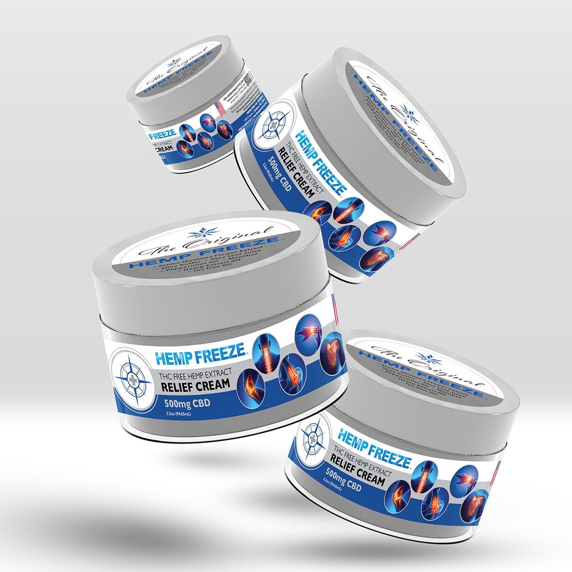 Hemp Freeze® Jars Wholesale Case of 12